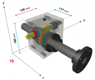 vérin mécanique à vis 5000kg vérin mécanique à vis 5000kg